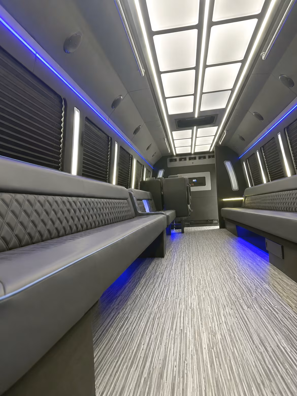 Scottsdale Birthday, Sweet 16, & Quinceañera Transportation party bus interior