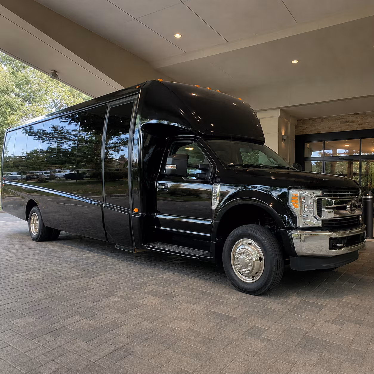 Scottsdale School Event Transportation party bus interior