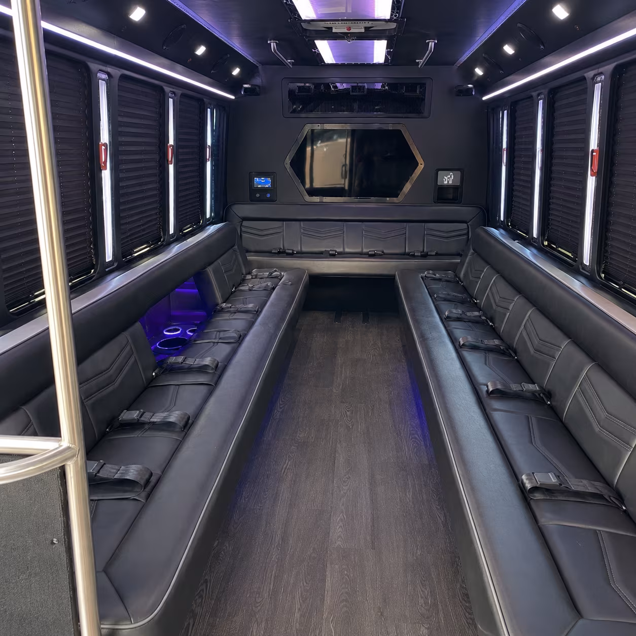 Scottsdale Sporting Event Transportation party bus exterior