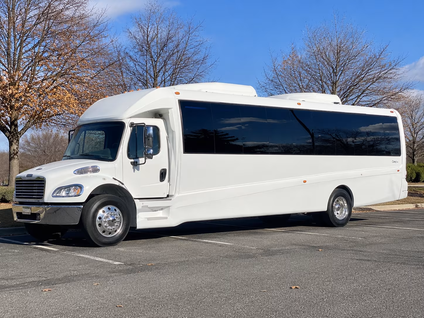 Scottsdale Sporting Event Transportation party bus exterior