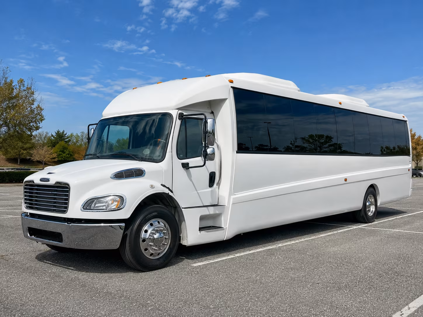 Scottsdale Wedding Transportation party bus exterior