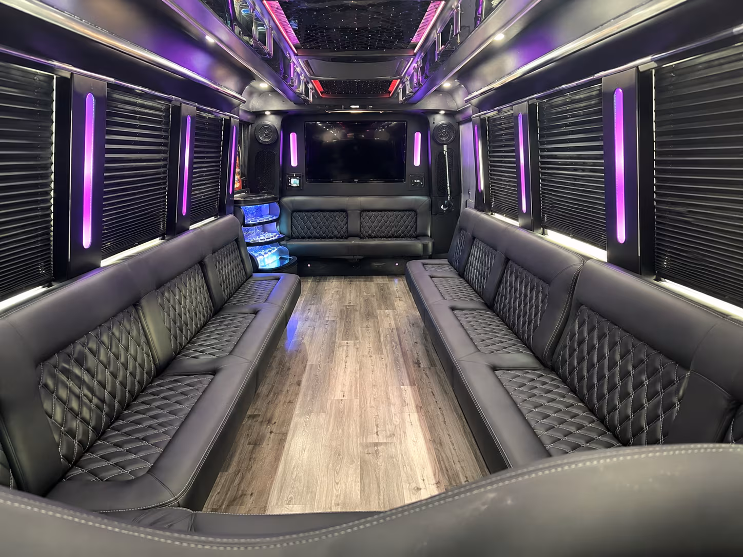Scottsdale Wedding Transportation party bus exterior